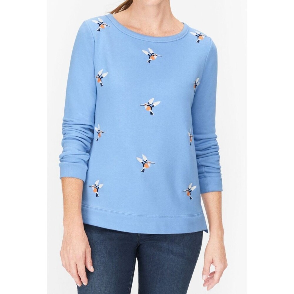 Talbots Plus Size Tweeting Bird Sweatshirt Size X / 14W-16W